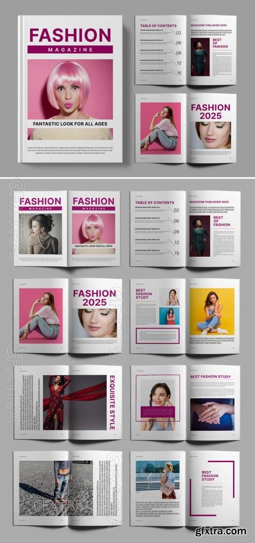 Fashion Magazine Template 728990299