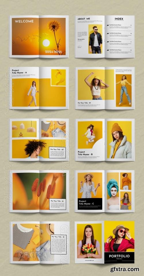 Portfolio Template Layout 725312972