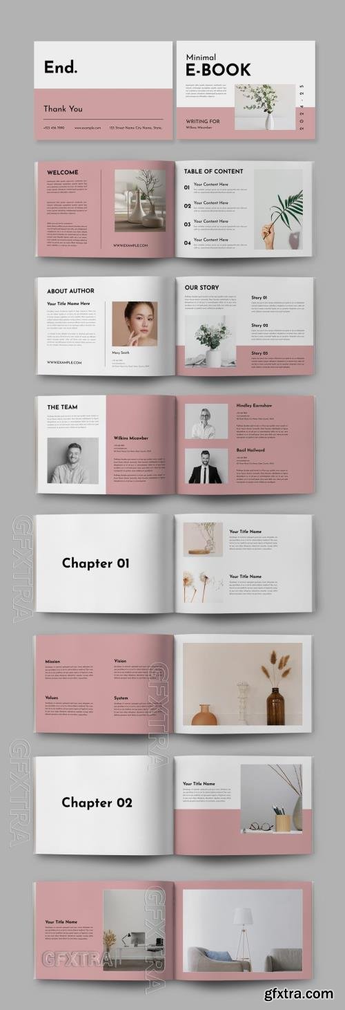 Minimal EBook Template Layout 725312559