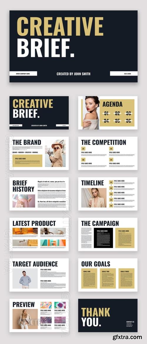 Creative Brief Presentation Template 725312226