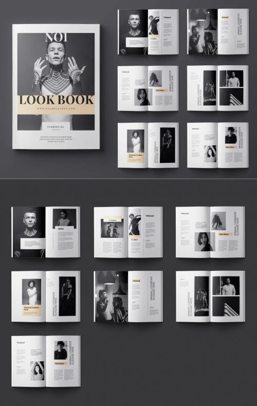 Look Book Portfolio Layout