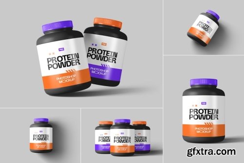 Plastic Jar Mockup Collections 15xPSD