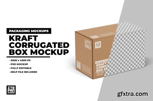 Kraft Paper Box Mockup Collections 14xPSD