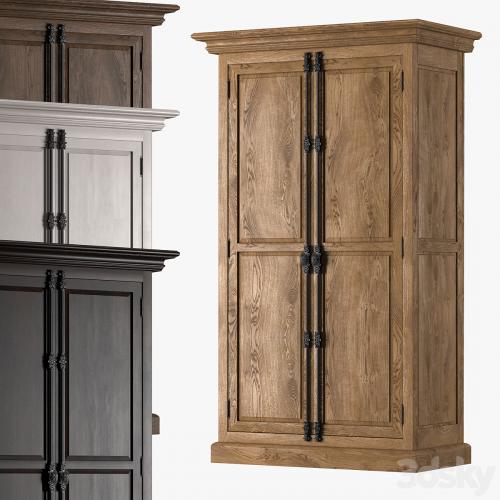 FRENCH PANEL DOUBLE-DOOR CABINET