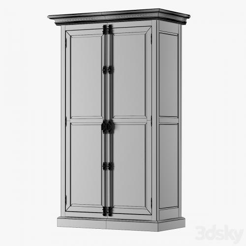 FRENCH PANEL DOUBLE-DOOR CABINET