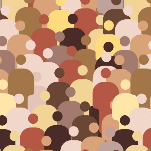 Diversity People Seamless Pattern