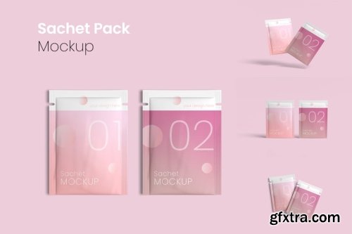 Sachet Mockup Collections 15xPSD