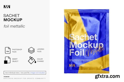 Sachet Mockup Collections 15xPSD