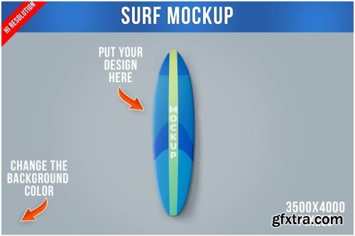 Surfboards Mockup Collections 14xPSD