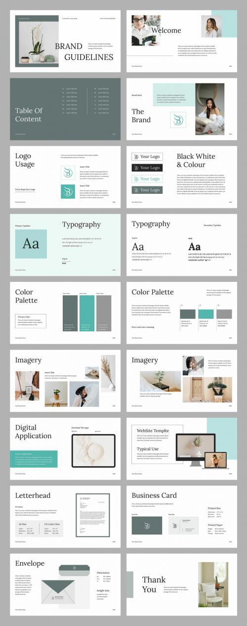 Brand Guidelines Presentation Layout