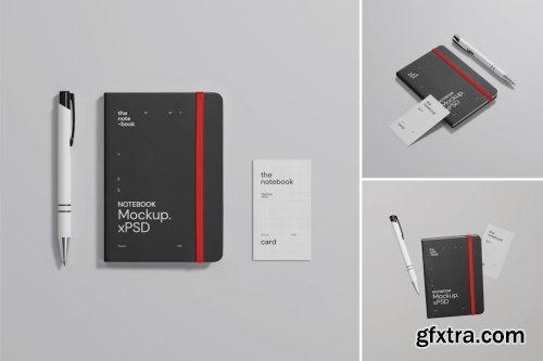 Notebook Mockup Collections 14xPSD