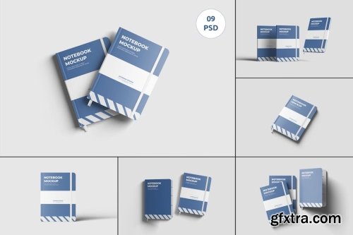 Notebook Mockup Collections 14xPSD