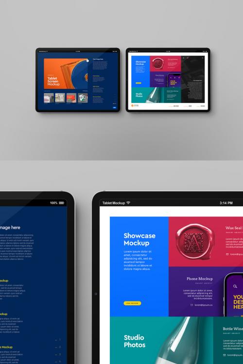 Tablet Mockup Pro Horizontal