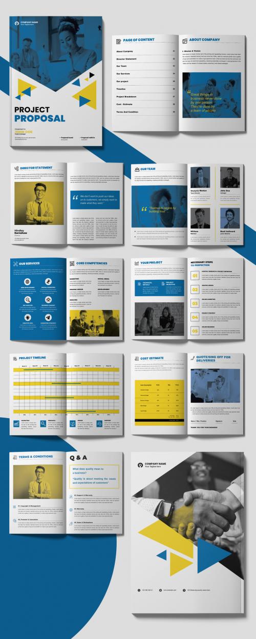 Project Proposal Brochure Layout