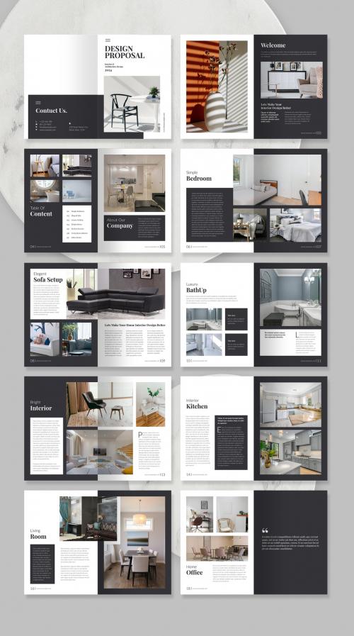 Interior Brochure Layout