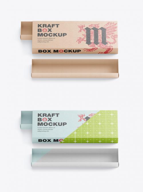 Kraft Box Mockup