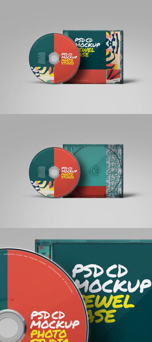 CD Mockup Jewel Case