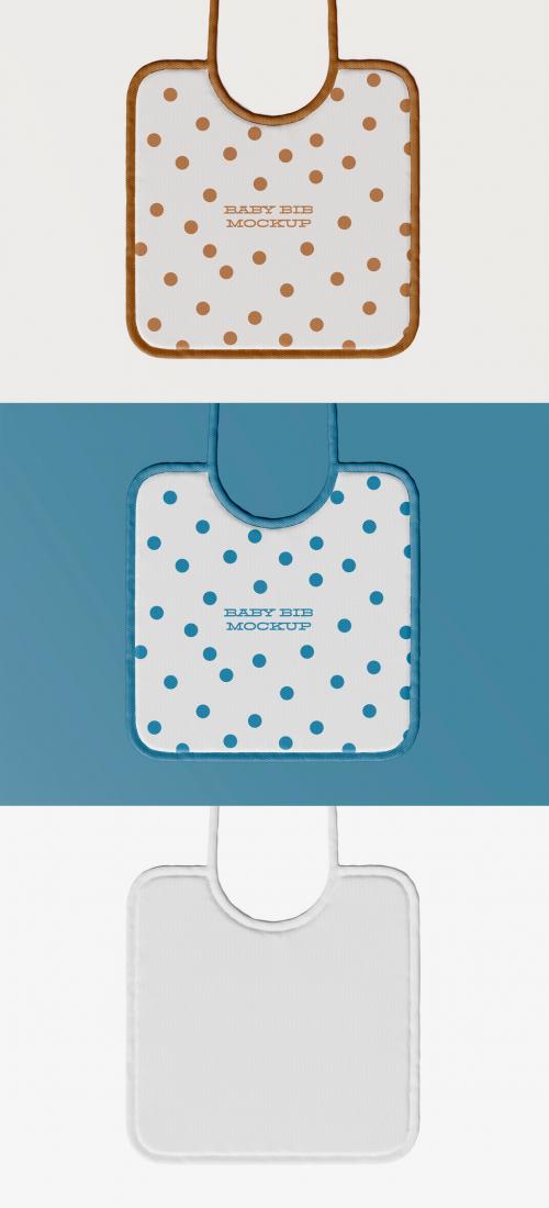 Rectangular Baby Bib Mockup