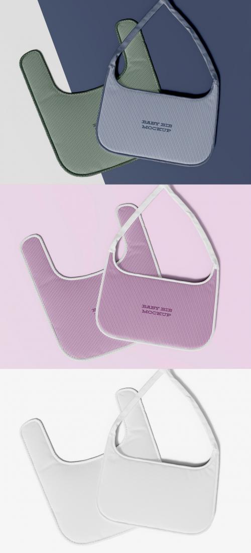 Baby Bibs Set Mockup