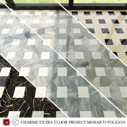 Italon charme extra floor mosaico poligon