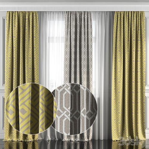 Curtains with window 155