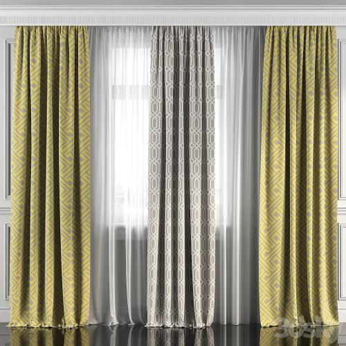 Curtains with window 155