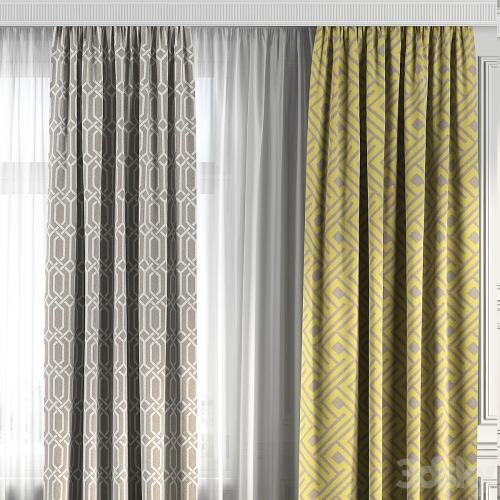 Curtains with window 155