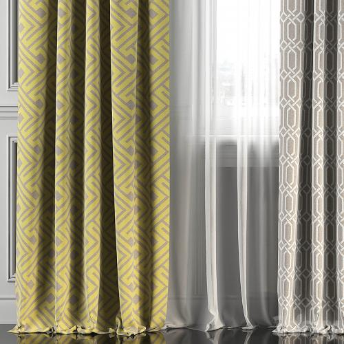 Curtains with window 155
