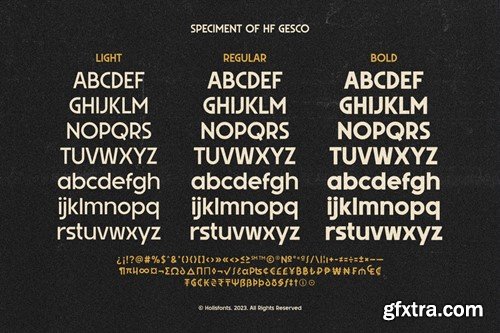 HF Gesco Sans Serif K5RUGWC