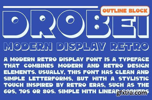 Drobei - Modern Display Retro BK7MCZ5