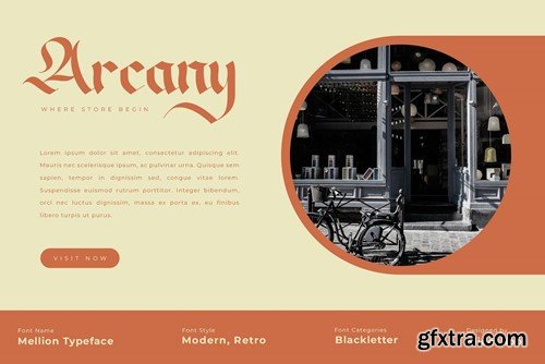 Mellion Blackletter Font VYTPTCQ