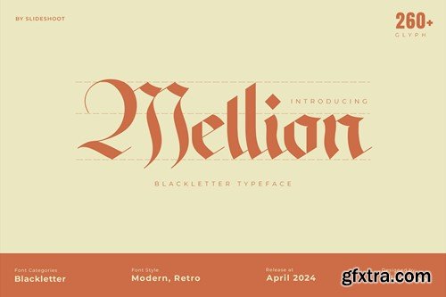 Mellion Blackletter Font VYTPTCQ