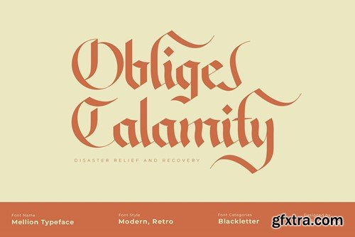 Mellion Blackletter Font VYTPTCQ