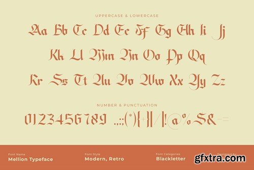 Mellion Blackletter Font VYTPTCQ