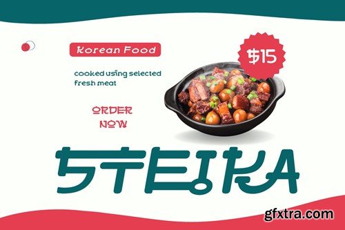 Raboan - Korean Style Font 29F4PAL