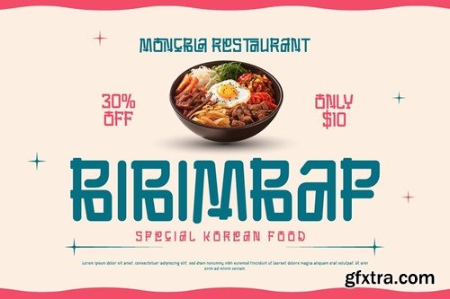 Moncbla - Korean Style Font BWP5KFP