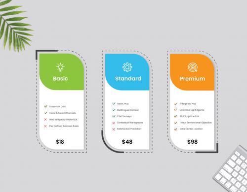 Pricing Table Layout Set