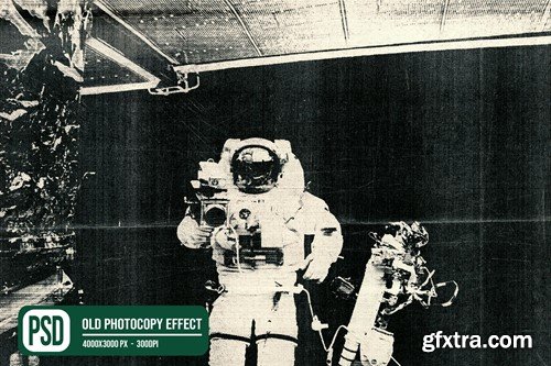 Old Photocopy Photo Effect 7VXKD6C