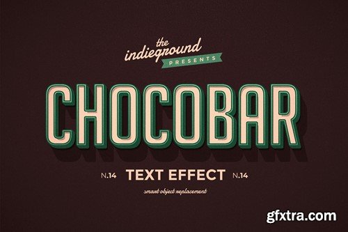 Retro Vintage Text Effect N.14 EVWDQCH