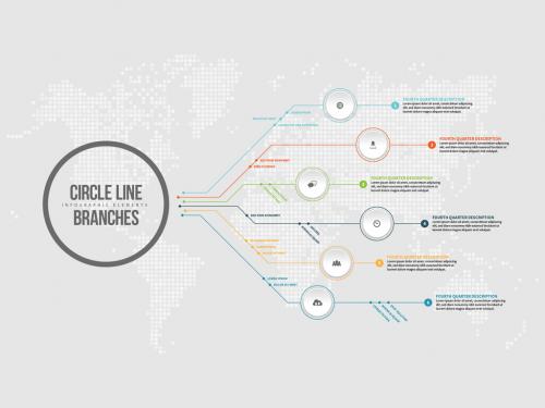 Circle Line Branches Infographic