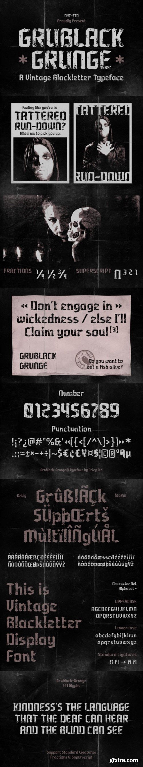 Grublack Font