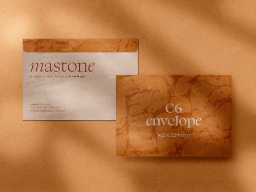 Elegant C6 Envelope Mockup