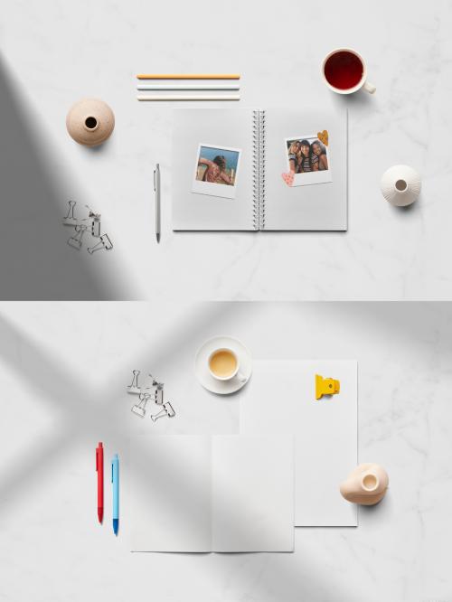 Stationery Scene Mockup