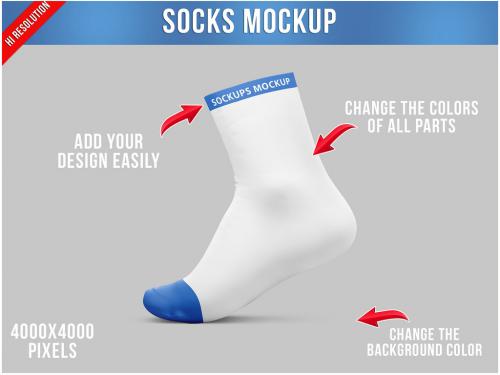 Socks Mockup