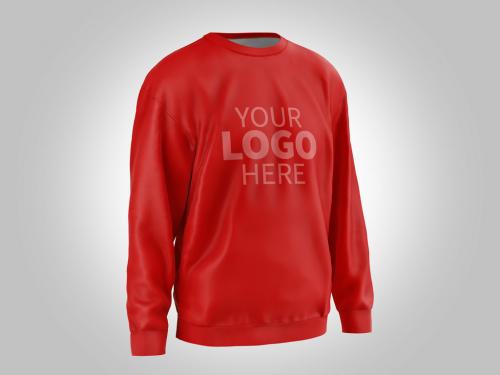 Sweatshirt Mockup - Half Side View