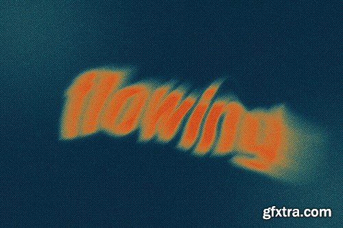 Floating Blur Text Effect YVUAB5A