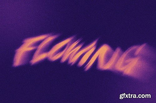 Floating Blur Text Effect YVUAB5A