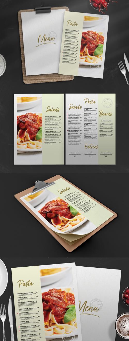 Menu Layout