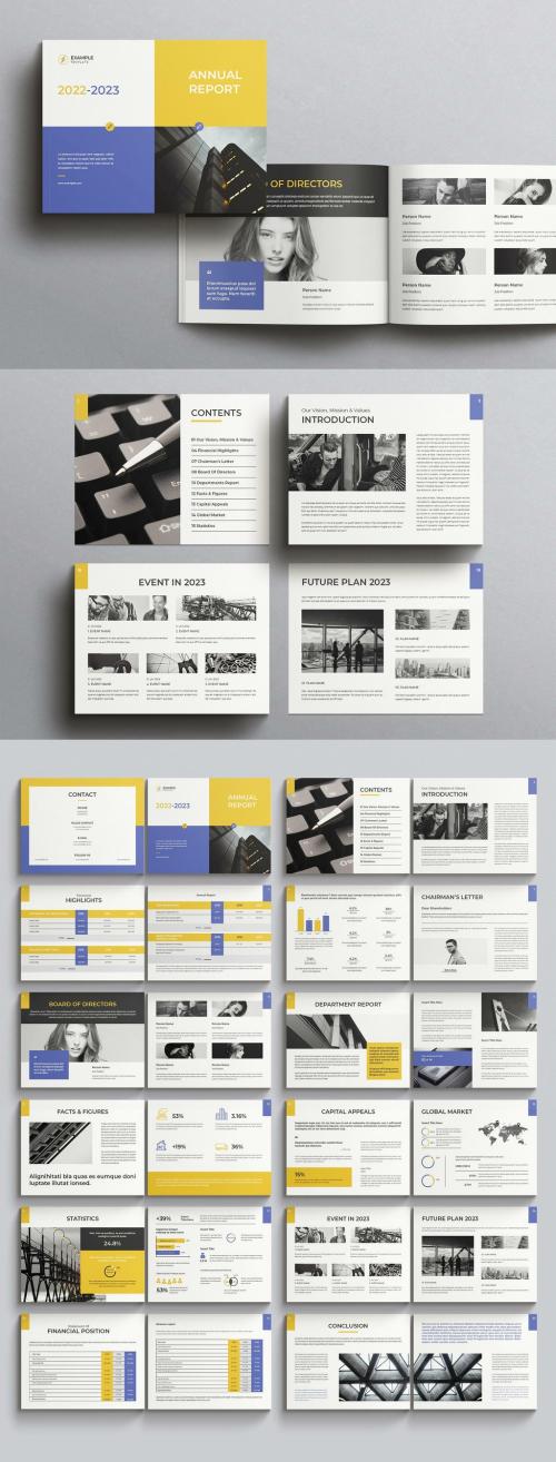 Annual Report Landscape Layout