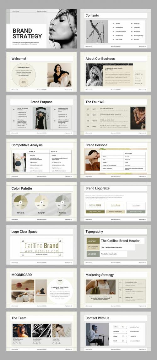 Brand Strategy Presentation Layout